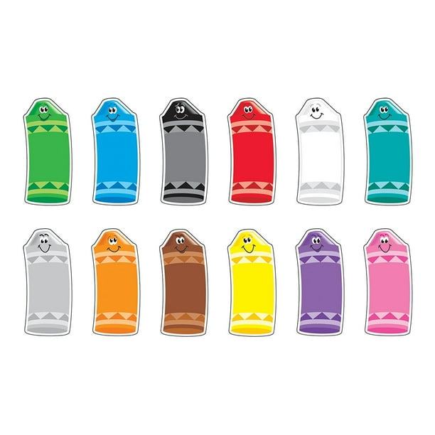 T-10811 36 ct Trend Enterprises Inc Crayons Mini Accents Variety Pack T-10811 36 ct Trend Enterprises Inc Crayons Mini Accents Variety Pack